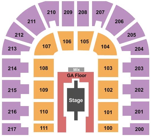  RAUW ALEJANDRO Seating Map Seating Chart