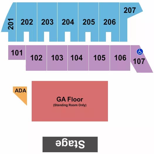  SKILLET Seating Map Seating Chart