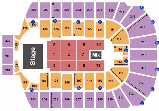  JOURNEY Seating Map Seating Chart