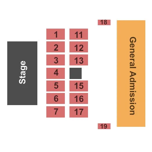  LINDSAY STIRLING Seating Map Seating Chart