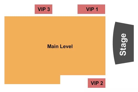 BOOT BARN HALL AT BOURBON BROTHERS CO ENDSTAGE VIP Seating Map Seating Chart