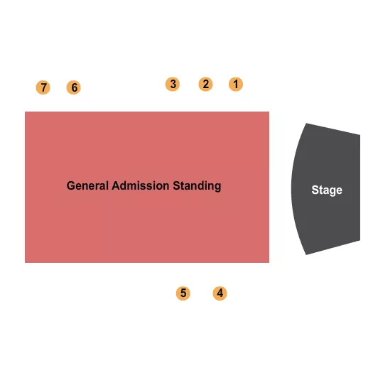 BOOT BARN HALL AT BOURBON BROTHERS CO GA FLOOR TABLES 2 Seating Map Seating Chart