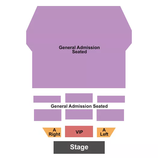  ENDSTAGE GA VIP Seating Map Seating Chart