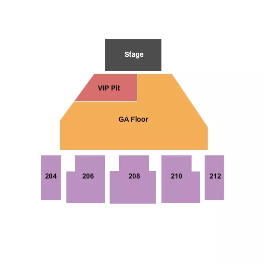  THEATER AT THE BRICK 3 Seating Map Seating Chart