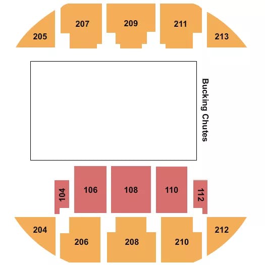  MSU RODEO Seating Map Seating Chart