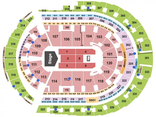  GLORIA TREVI Seating Map Seating Chart