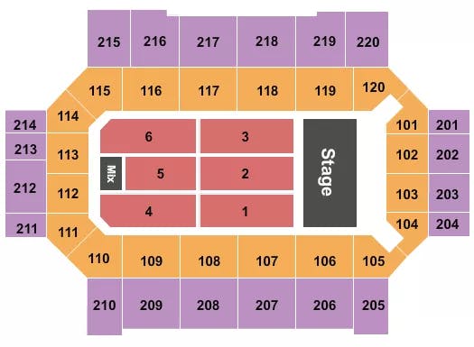  END STAGE 3 Seating Map Seating Chart