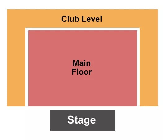 BROOKLYN BOWL LAS VEGAS GA CLUB Seating Map Seating Chart