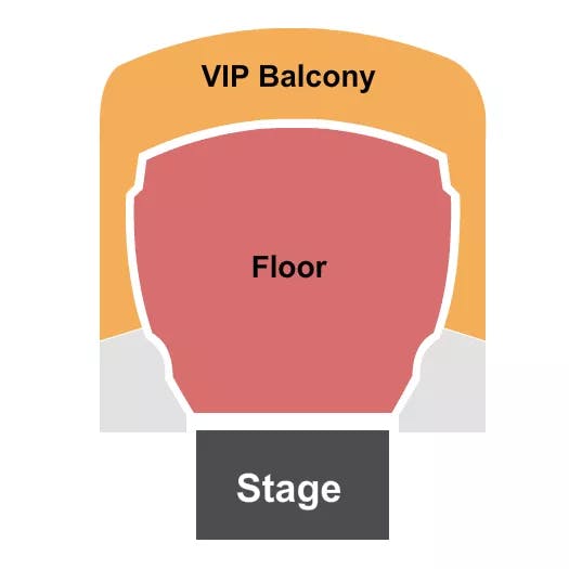  GA FLOOR VIP BALCONY Seating Map Seating Chart