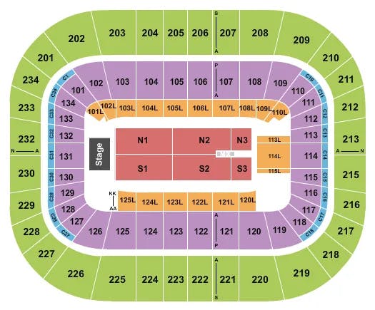  COMEDY Seating Map Seating Chart