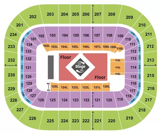  DRAKE Seating Map Seating Chart