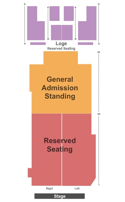  DREW HOLCOMB Seating Map Seating Chart