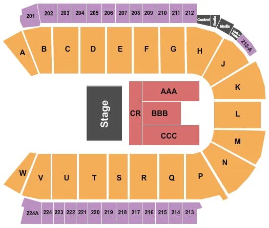  STYX Seating Map Seating Chart