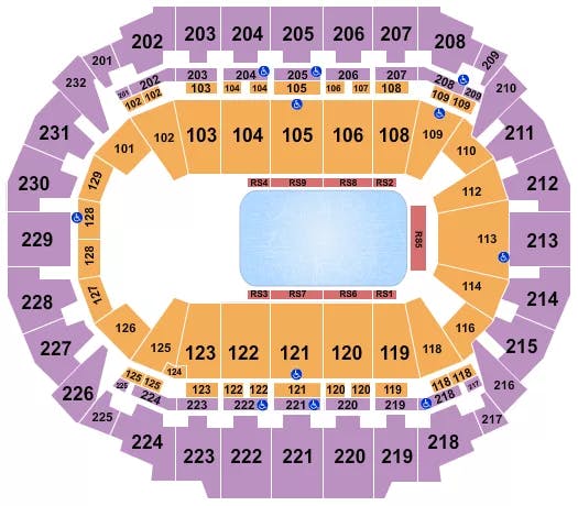  DISNEY ON ICE 2 Seating Map Seating Chart