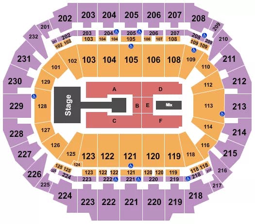  ENDSTAGE CATWALK Seating Map Seating Chart