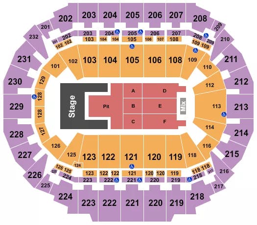  OLIVIA RODRIGO Seating Map Seating Chart