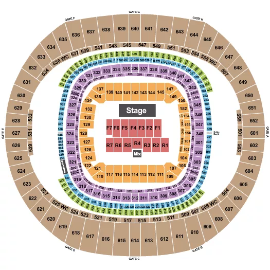  ESSENCE FESTIVAL Seating Map Seating Chart