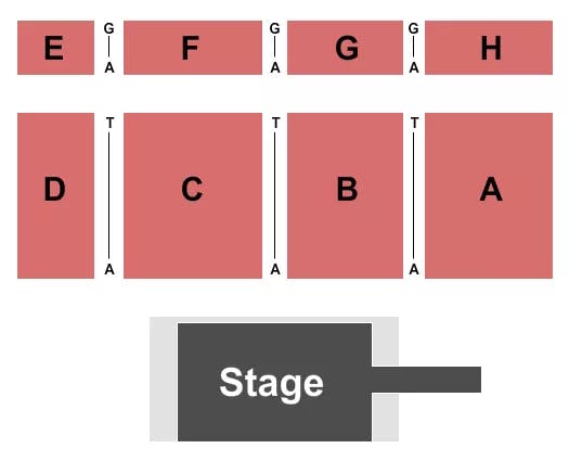 CALIFORNIA EXPOSITION STATE FAIR ENDSTAGE 3 Seating Map Seating Chart