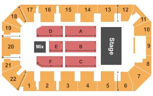 CHICAGO Seating Map Seating Chart