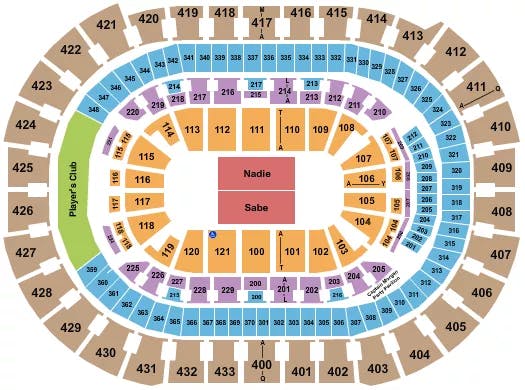  BAD BUNNY Seating Map Seating Chart