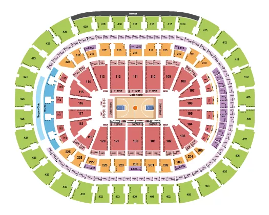  BASKETBALL Seating Map Seating Chart