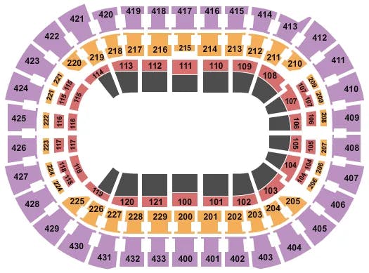  MONSTER JAM 2 Seating Map Seating Chart