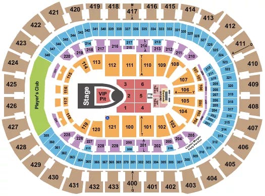  USHER 2 Seating Map Seating Chart