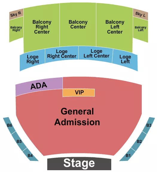 CAPITOL THEATRE PORT CHESTER MICHAEL FRANTI SPEARHEAD Seating Map Seating Chart