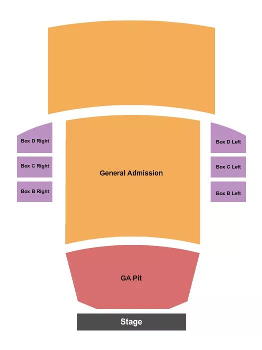  GA AND GA PIT Seating Map Seating Chart