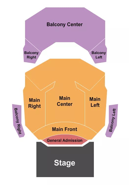  ENDSTAGE GA PIT Seating Map Seating Chart