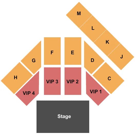  END STAGE Seating Map Seating Chart