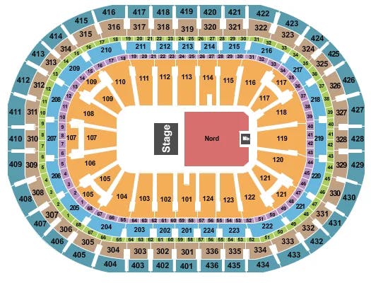  ENDSTAGE 3 Seating Map Seating Chart