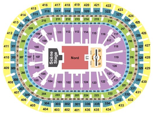  JUSTIN TIMBERLAKE Seating Map Seating Chart