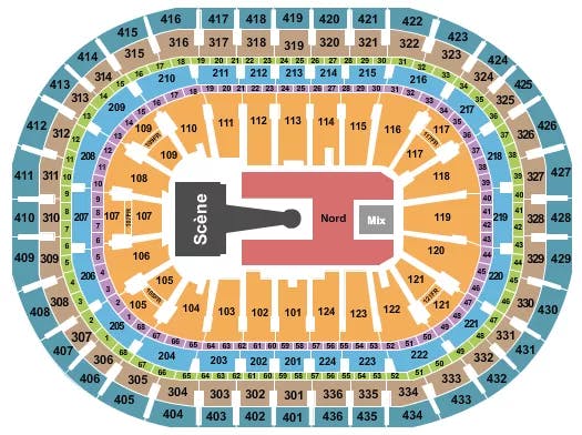  ROMEO SANTOS Seating Map Seating Chart