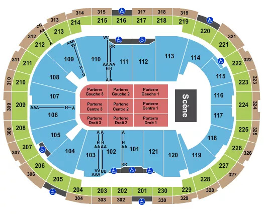  ENDSTAGE FULL RSV Seating Map Seating Chart