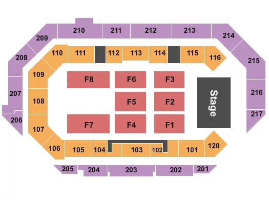  TREVOR NOAH Seating Map Seating Chart