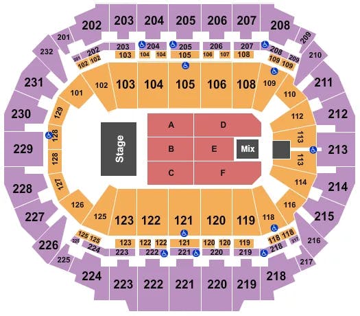  TOOL Seating Map Seating Chart