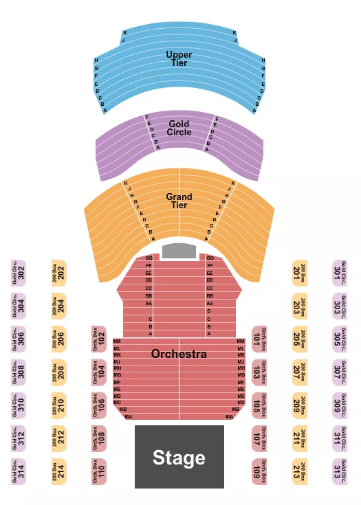  ENDSTAGE 2 Seating Map Seating Chart