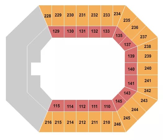 CHARLESTON COLISEUM CONVENTION CENTER CHARLESTON MONSTER TRUCKS Seating Map Seating Chart