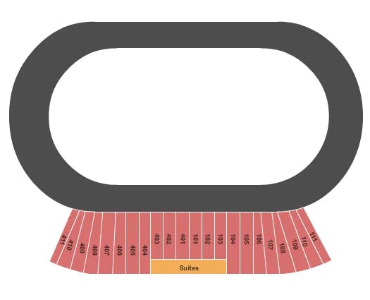  MONSTER JAM Seating Map Seating Chart