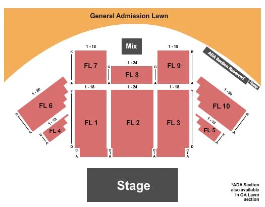  FOREIGNER Seating Map Seating Chart
