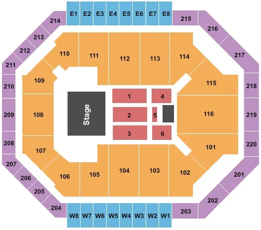  FANTASIA Seating Map Seating Chart