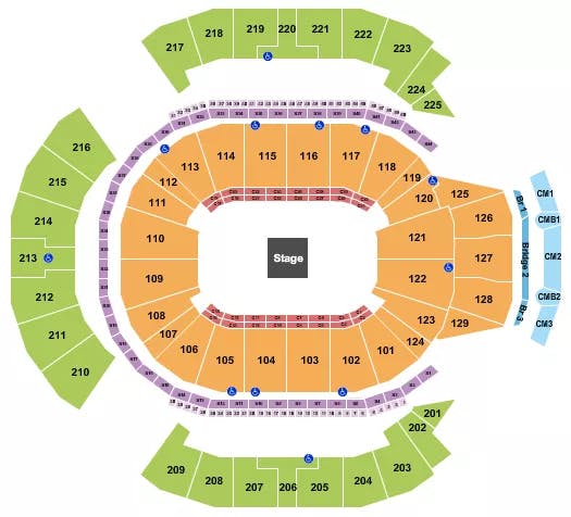  CENTERSTAGE Seating Map Seating Chart