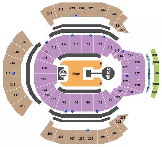  CHILDISH GAMBINO Seating Map Seating Chart