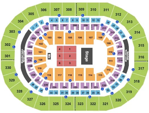  BABY SHARK LIVE Seating Map Seating Chart