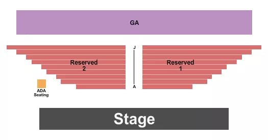  ENDSTAGE 4 Seating Map Seating Chart