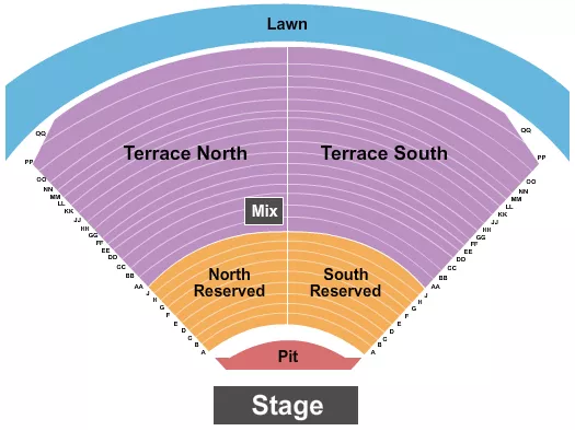  ENDSTAGE GA PIT 3 Seating Map Seating Chart