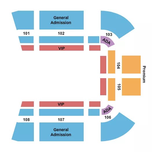  CIRCUS Seating Map Seating Chart