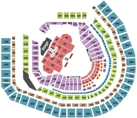  PINK Seating Map Seating Chart