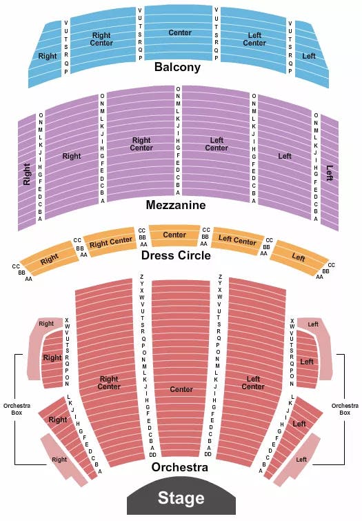  END STAGE 3 Seating Map Seating Chart